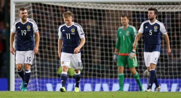 Dire Scotland leave it late to rescue a point at home to Lithuania