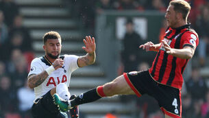 Tottenham hang on for goalless draw in feisty encounter against Bournemouth