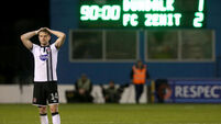 Dundalk suffer narrow loss to Zenit
