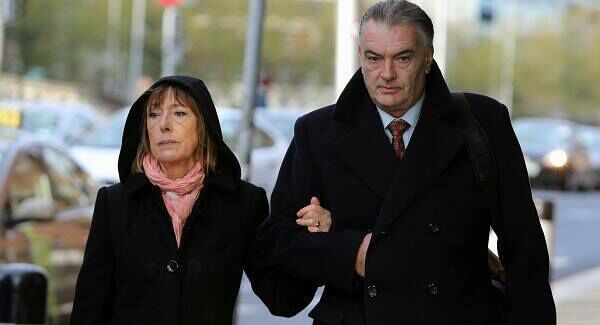 Ian Bailey and his partner Jules Thomas Ian Bailey and his partner Jules Thomas