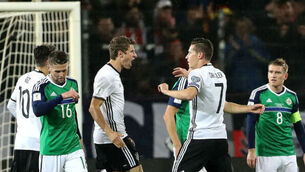 Northern Ireland avoid worst case scenario in loss to Germany