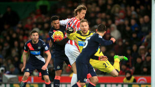 Shaqiri denies Newcastle the chance to escape bottom three