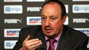 Rafael Benitez not looking at league table as Newcastle aim to save themselves