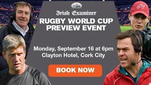 Irish Examiner special Rugby World Cup 2019 preview event