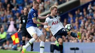 Everton and Tottenham play out stalemate at Goodison Park