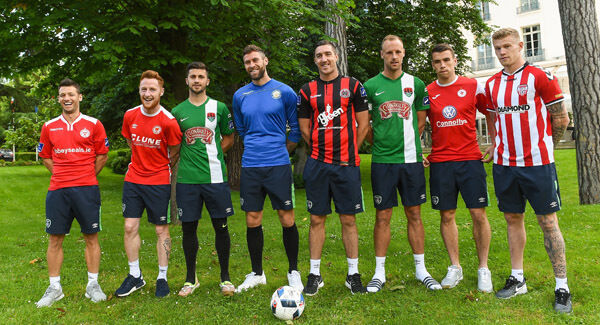 Eight former SSE Airtricity League players in the Republic of Ireland squad remember their roots, from left, Wesley Hoolahan, Shelbourne FC, Stephen Quinn, St.Patrick's Athletic, Shane Long, Cork City, Daryl Murphy, Waterford United, Stephen Ward, Bohemians FC, David Meyler, Cork City, Seamus Coleman, Sligo Rovers, and James McClean, Derry City. Team Hotel, Versailles, Paris, France Photo by David Maher/Sportsfile Eight former SSE Airtricity League players in the Republic of Ireland squad remember their roots, from left, Wesley Hoolahan, Shelbourne FC, Stephen Quinn, St.Patrick's Athletic, Shane Long, Cork City, Daryl Murphy, Waterford United, Stephen Ward, Bohemians FC, David Meyler, Cork City, Seamus Coleman, Sligo Rovers, and James McClean, Derry City. Team Hotel, Versailles, Paris, France Photo by David Maher/Sportsfile