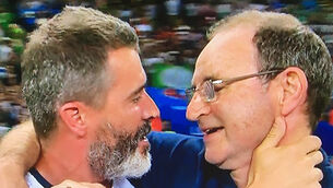 Watch Martin O’Neill reveal what Roy Keane said to him during THAT hug