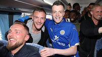 Jamie Vardy lookalike invited to join the team party