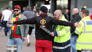 Subdued mood at Old Trafford for final Premier League game of the season