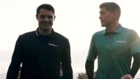 WATCH: ROG and Dan Carter faced off in a game of rugby golf