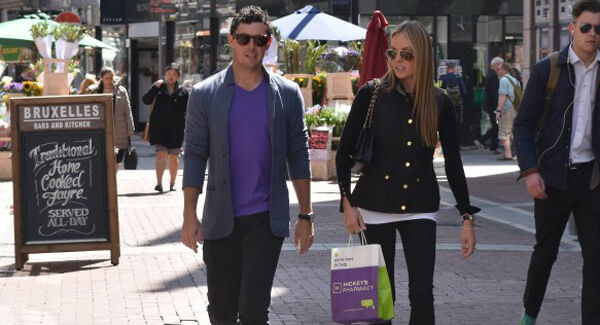 Rory McIlroy and fiancee Erica Stoll.