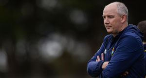 Carbery Rangers' manager Ronan McCarthy looks on during Sunday's Cork SFC final. Pic: Sportsfile