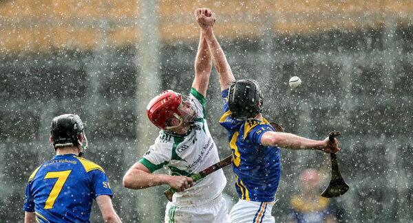 Shane Power in action for Abbey CBS yesterday.