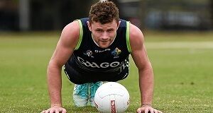 Ireland's Pearce Hanley during International Rules squad training ahead of their International Rules Series game against Australia on Saturday November 22 2014.