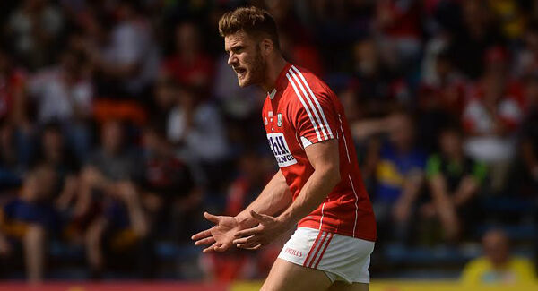 Eoin Cadogan urges his team-mates on at Semple Stadium.