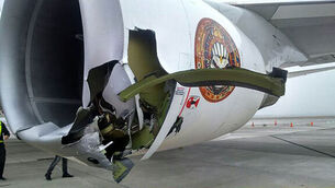 Airport staff injured after Iron Maiden's jet is involved in a collision