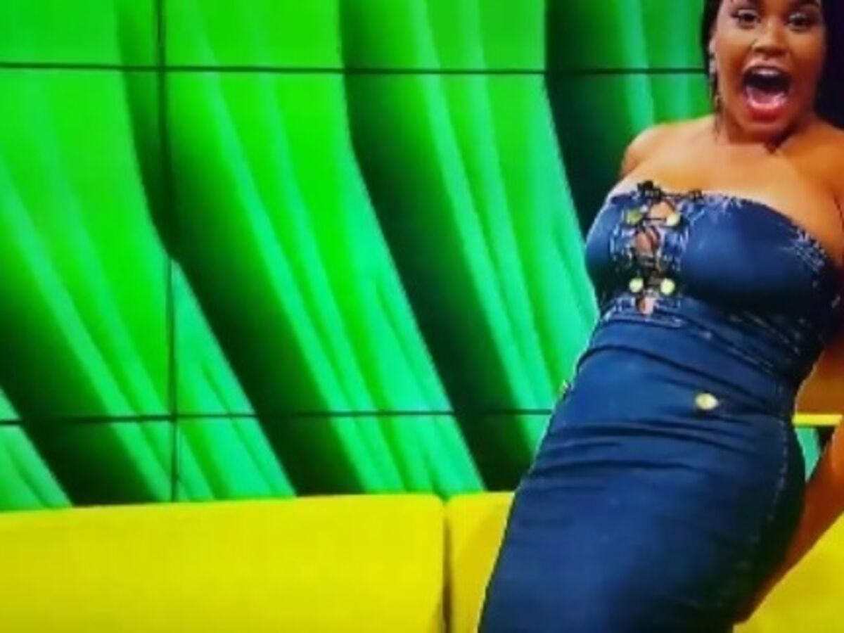 The moment this Big Brother contestant's dress split on live TV is hilarious