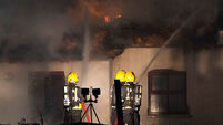 Fire crews tackle thatch cottage blaze in Co Clare
