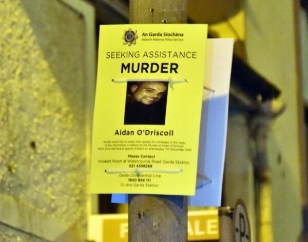 Posters looking for information on the murder of Aidan O’Driscoll in Blackpool. Pic: Eddie O’Hare Posters looking for information on the murder of Aidan O’Driscoll in Blackpool. Pic: Eddie O’Hare