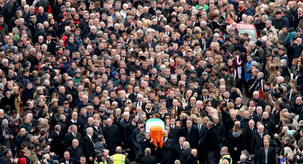 Martin McGuinness's family touched by gestures of comfort, says widow