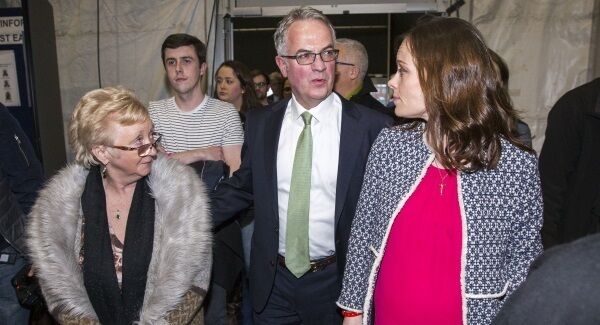 (left to right) SDLP member Margaret Walsh, SDLP candidate Alex Attwood, and SDLP candidate Nicola Mallon walking into the Titanic Exhibition Centre, Belfast, today. (left to right) SDLP member Margaret Walsh, SDLP candidate Alex Attwood, and SDLP candidate Nicola Mallon walking into the Titanic Exhibition Centre, Belfast, today.