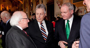 Pictured at a reception in St. George's Hall, Windsor in 2014.