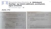 LC Irish Paper 2 published online- while students were in the exam: Probe underway