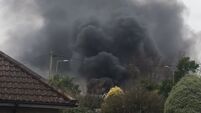 VIDEO: Firefighters brave exploding oil tank to avert tragedy in Cork