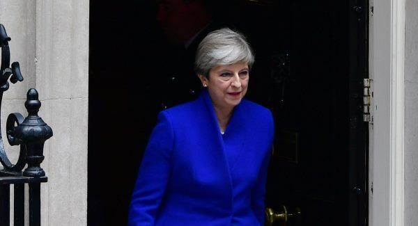 Prime Minister Theresa May leaves Downing Street. Photo: Dominic Lipinski/PA Wire