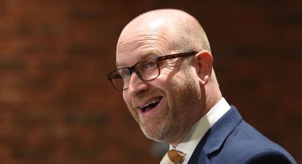 Ukip leader Paul Nuttall announcing that he is standing down as party leader. Photo: Joe Giddens/PA Wire