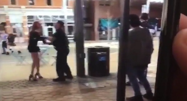Footage of female college student body-slammed by US police officer causes outrage online