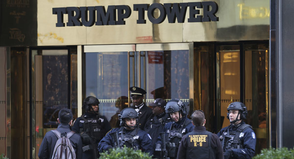 Two dozen arrested during protest inside Trump Tower