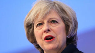 May accuses 'some in Brussels' of trying to influence the General Election