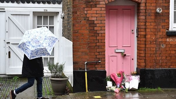 Floral tributes placed outside Caroline Flack's former home in North London. Photo: Dominic Lipinski/PA/PA Wire Floral tributes placed outside Caroline Flack's former home in North London. Photo: Dominic Lipinski/PA/PA Wire