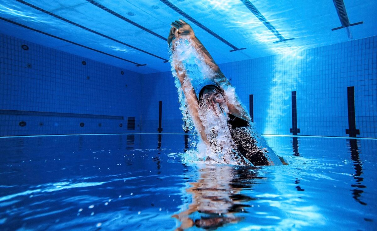 DEEP DIVE: Clare Cryan at the announcement of Tesco Ireland’s sporting sponsorship of Swim Ireland, thenational governing body for swimming, water polo, and diving in Ireland. Picture: Dan Sheridan, Inpho