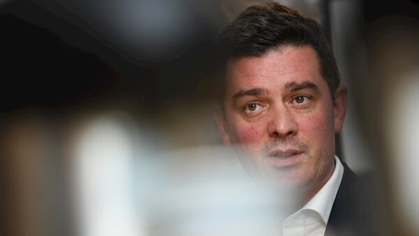 Peter Sherrard at today's media briefing. Pic: Sportsfile