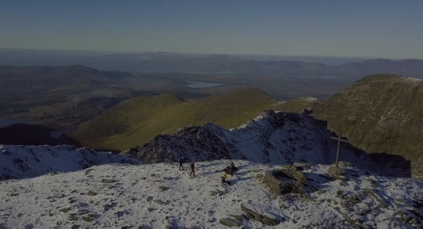 Check out the view with this drone footage on Ireland's highest peak