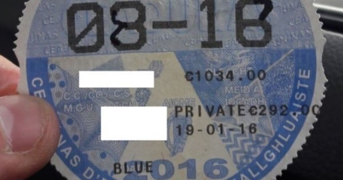 Can you spot what is wrong with this tax disc?