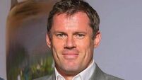 Jamie Carragher was NOT impressed at being interrupted by Jamie Redknapp