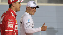 Bahrain qualifying sees Valtteri Bottas secure first ever pole position