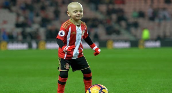 Soccer fans wear team kits for cancer charity in honour of Bradley Lowery