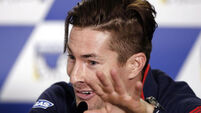 World superbike rider Nicky Hayden placed in an induced coma after accident
