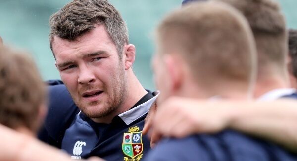 Lions captain Peter O'Mahony during the Captain's Run today. Pic: Inpho Lions captain Peter O'Mahony during the Captain's Run today. Pic: Inpho