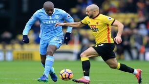 Stoke back on the winning trail thanks to own goal at Watford