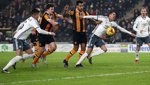 Manchester United reach EFL Cup final despite poor performance against Hull