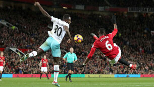 Man United draw as Mourinho is sent to the stands AGAIN