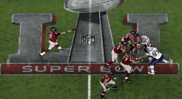 Atlanta Falcons&rsquo; Matt Ryan throws a pass.&nbsp;Pic:AP