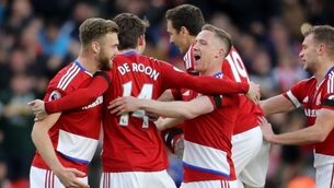 Boro prevail in desperation derby