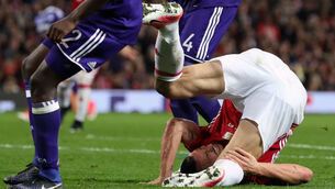 Zlatan Ibrahimovic set to miss the rest of the season