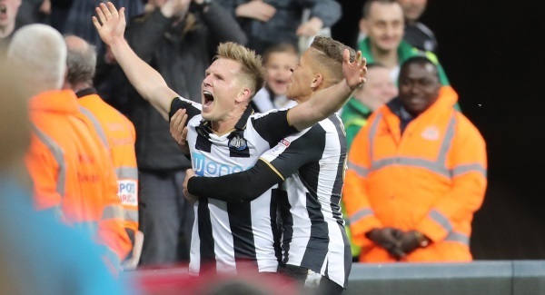 Newcastle edge past Burton to go top despite disallowed penalty